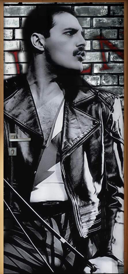 Adesivo para Porta Freddie Mercury