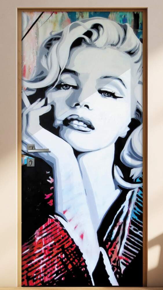 Adesivo para Porta Marilyn Monroe