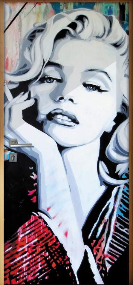 Adesivo para Porta Marilyn Monroe
