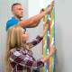 Papel de Parede Infantil Unic�rnio com Fundo Arco �ris