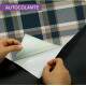 Papel de Parede Xadrez Azul Turquesa Escuro com Detalhe Bege