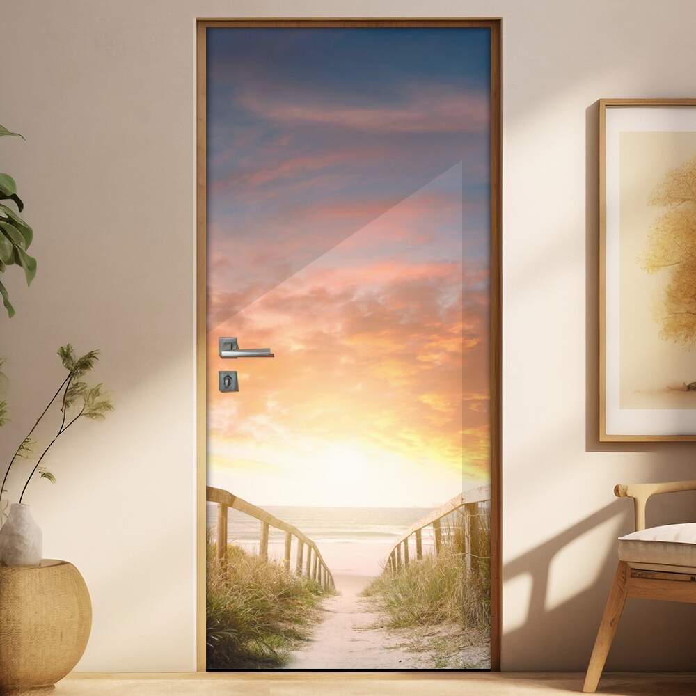 Adesivo Para Porta Caminho Da Praia