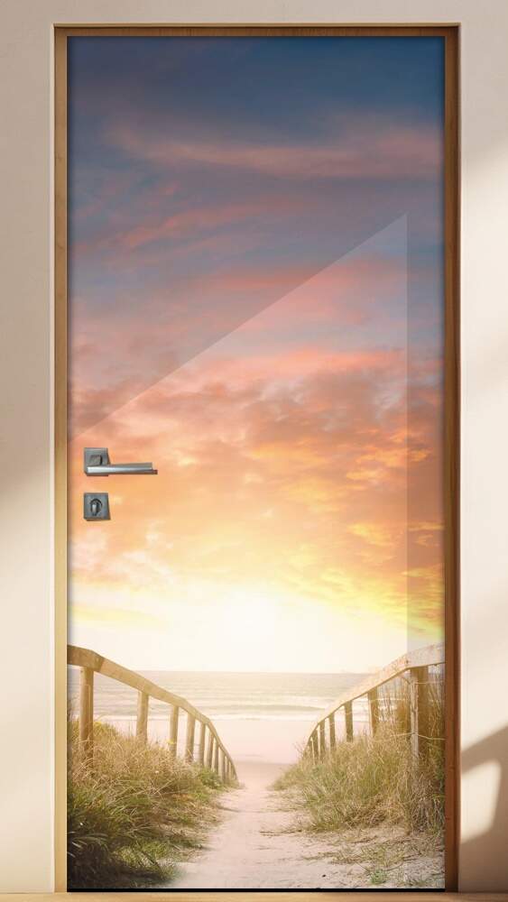 Adesivo Para Porta Caminho Da Praia