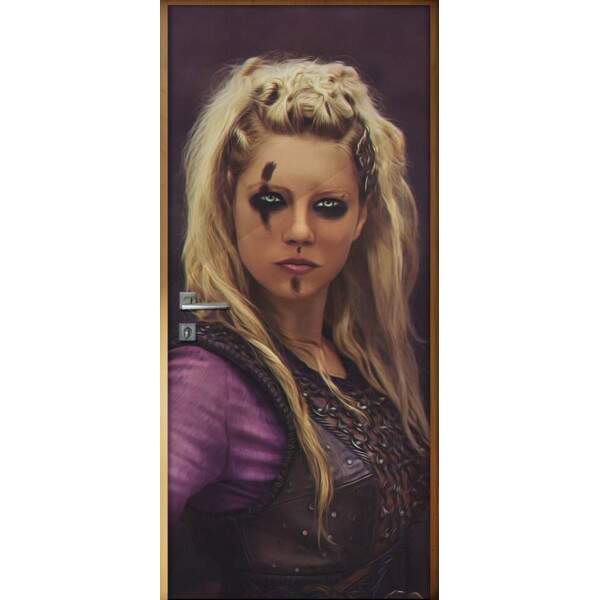 Adesivo Para Porta Lagertha The Vikings