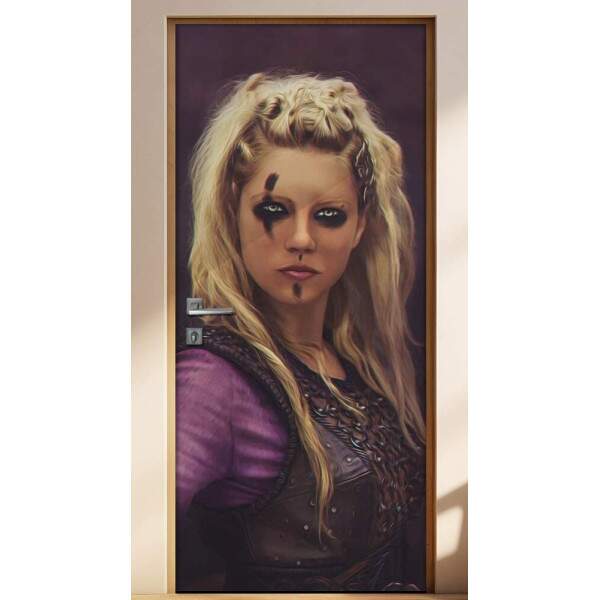 Adesivo Para Porta Lagertha The Vikings