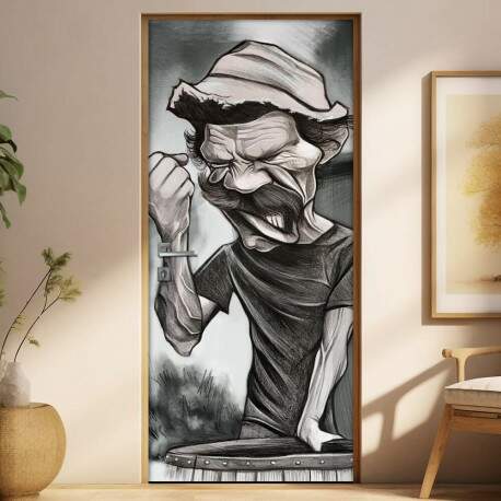 Adesivo Para Porta Desenho Seu Madruga