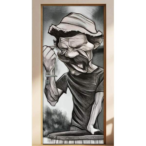 Adesivo Para Porta Desenho Seu Madruga