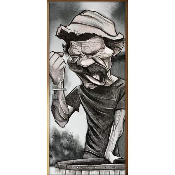 Adesivo Para Porta Desenho Seu Madruga