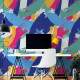 Papel de Parede Pop Art Marcas de Pinturas