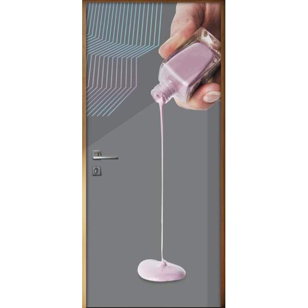 Adesivo Para Porta Manicure Esmalte Lils Escorrendo