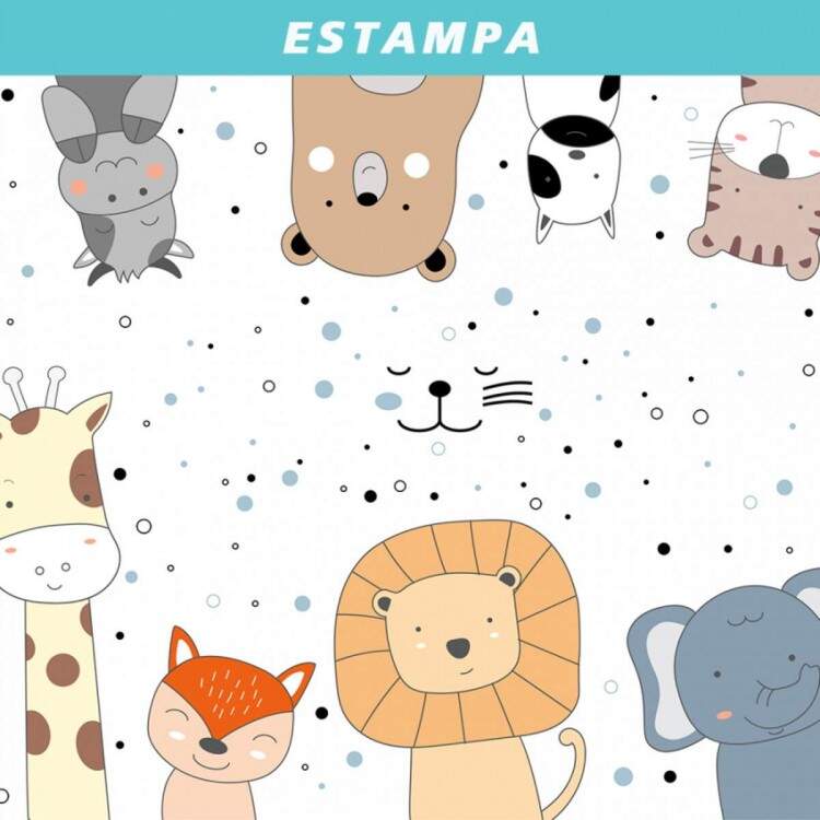 Papel de Parede Animais de Desenho MP