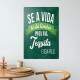 Placa Decorativa se a vida te da limoes peca sal tequila