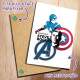 Placa Decorativa Steve Rogers