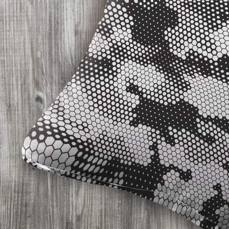 Almofada Camuflagem Preto e Branco