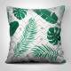 Almofada Folhas Tropicais Verdes 