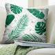 Almofada Folhas Tropicais Verdes 