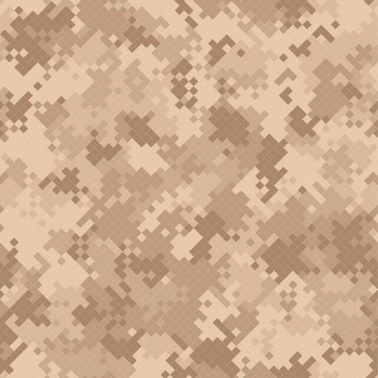 Papel de Parede Camuflagem Bege