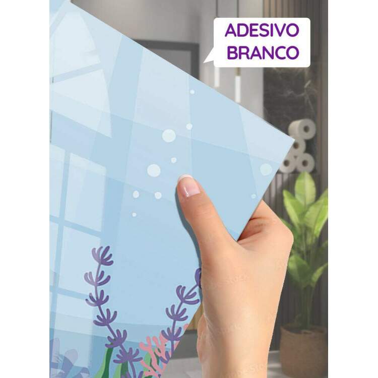 Adesivo para Box de Banheiro Fundo do Mar MP