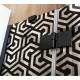 Adesivo para Box de Banheiro Geom�trico Preto e Branco MP
