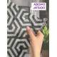 Adesivo para Box de Banheiro Geom�trico Preto e Branco MP