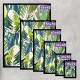 Kit 3 Quadros Decorativos Desenho Folhas Tropicais