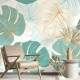 Papel de Parede Floral Colorido 3D