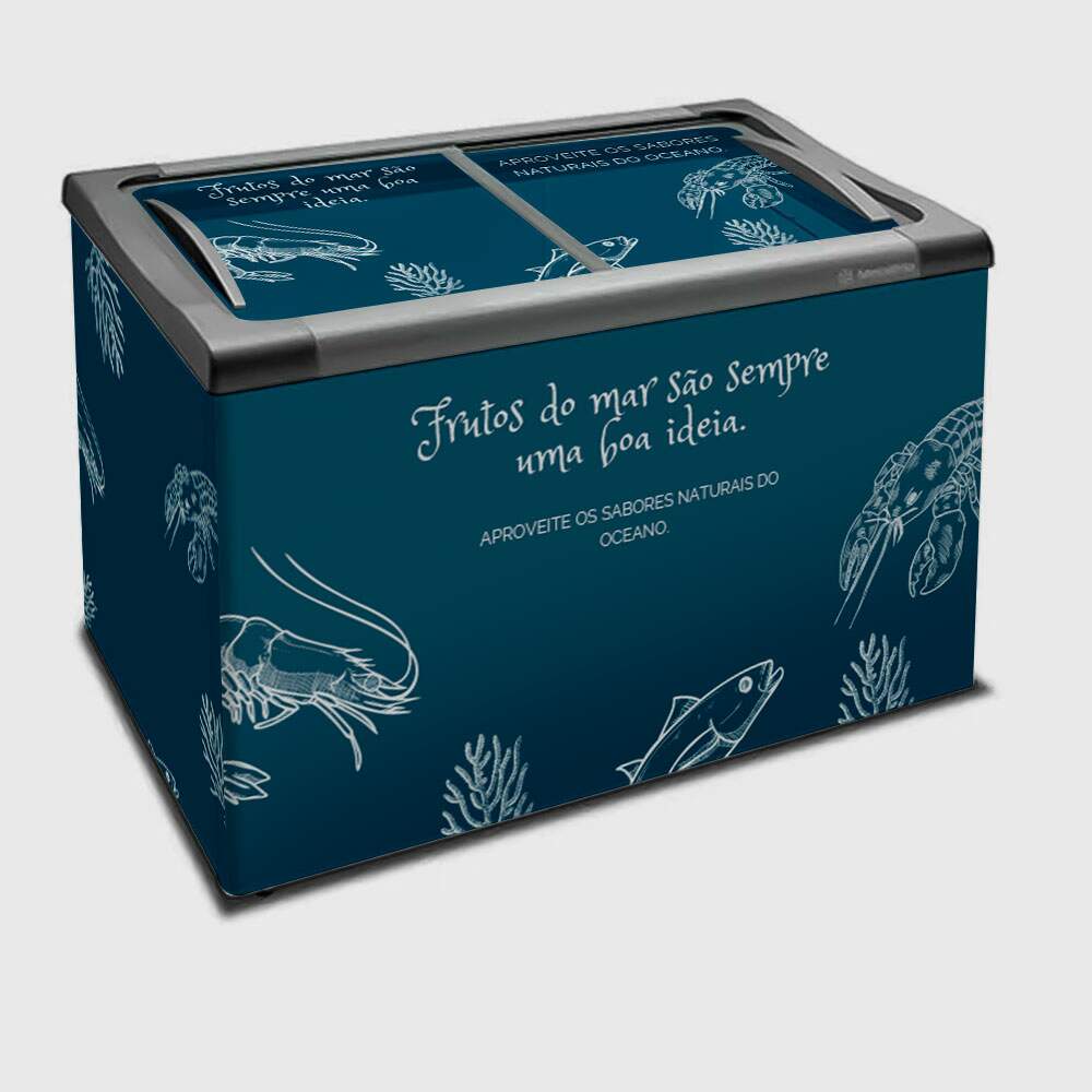 Envelopamento de Freezer Frutos do Mar