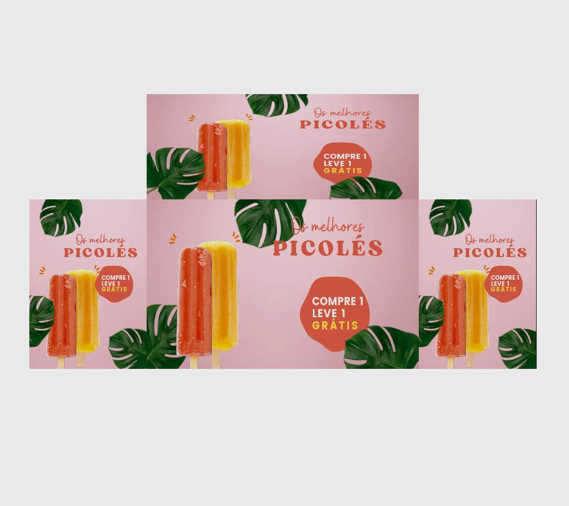 Envelopamento de Freezer Os Melhores Picol�s