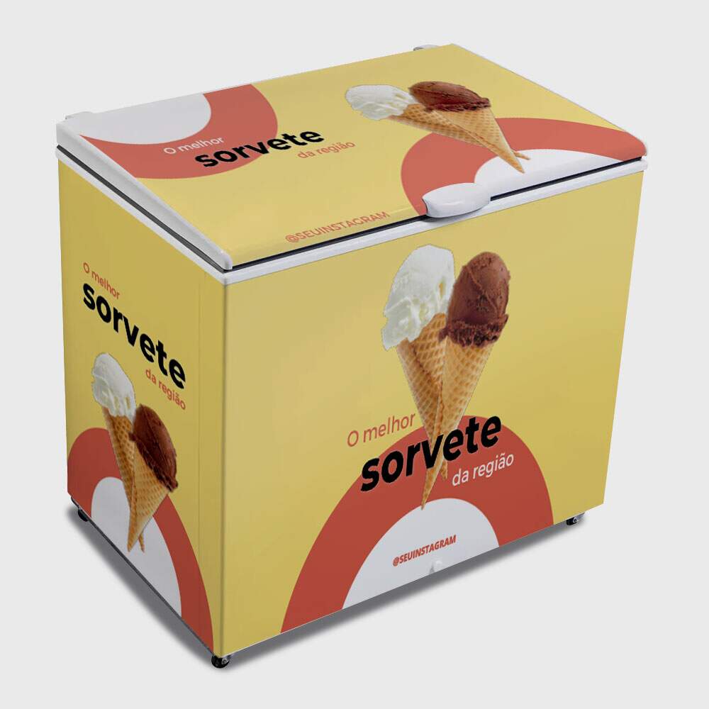 Envelopamento de Freezer O Melhor Sorvete Hoje