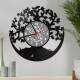 Rel�gio Decorativo de Disco de Vinil �rvore da Vida