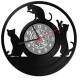 Rel�gio Decorativo de Disco de Vinil Gatos