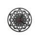Rel�gio Decorativo de Parede MDF Hexagonal
