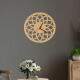 Rel�gio Decorativo de Parede MDF Mandala Vazado