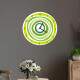 Rel�gio Decorativo de Parede MDF Tons de Verde