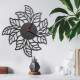 Rel�gio Decorativo de Parede MDF Flor