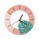 Rel�gio Decorativo de Parede MDF Floral