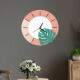 Rel�gio Decorativo de Parede MDF Floral