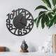 Rel�gio Decorativo de Parede MDF N�meros Vazados