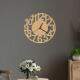 Rel�gio Decorativo de Parede MDF N�meros Vazados