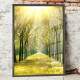 Quadro Decorativo Caminho de �rvores
