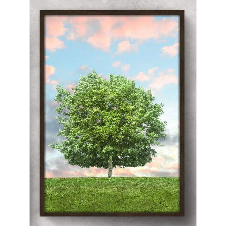 Quadro Decorativo rvore no Campo Mod 02