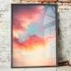 Quadro Decorativo C�u no Por do Sol