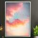 Quadro Decorativo C�u no Por do Sol