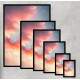 Quadro Decorativo C�u no Por do Sol