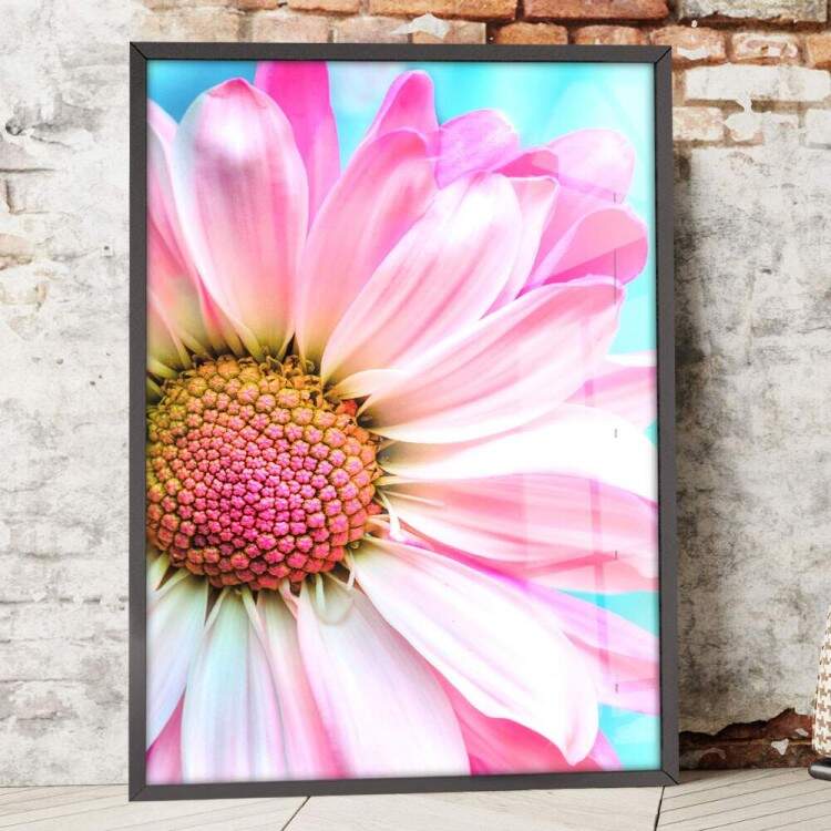 Quadro Decorativo Flor Rosa