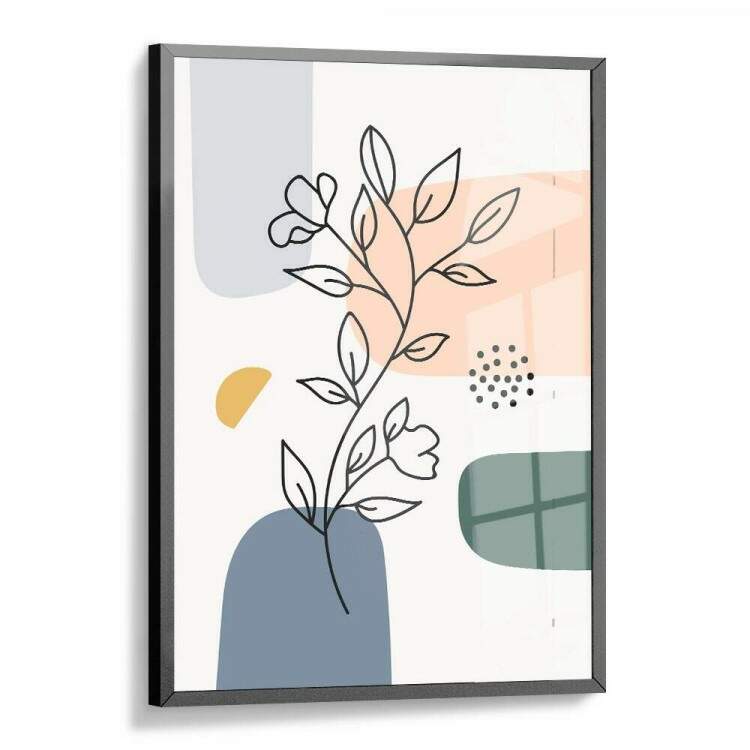 Quadro Decorativo Floral Minimalista