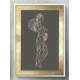 Quadro Decorativo Mulher Gravida Abstrato