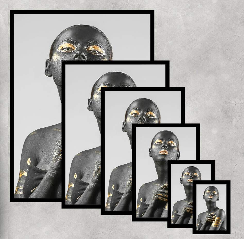 Quadro Decorativo Mulher Pintura