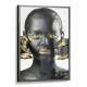 Quadro Decorativo Face Mulher Pintura