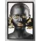Quadro Decorativo Face Mulher Pintura